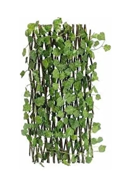 Bahçe Çiti Ahşap Yapay Sarmaşık 60x280 Cm Akordiyon Tasarım ile Kullanıma Uygun fiyatları