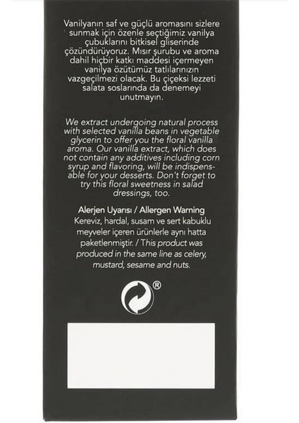 Hayfena Vanilya Özütü ( Ekstraktı ) 20 ml fiyatları