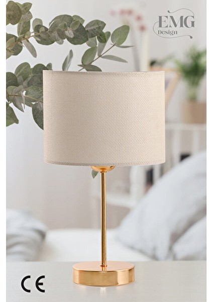 Kumaş Galaksi Modern Pasta Tekli ve 2 Li Gold Abajur Seti Galaxiset fırsatları