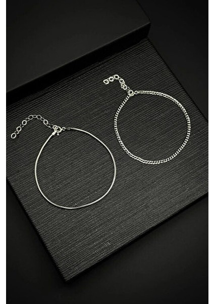 Unisex Kararmaz Ultra Ince Italyan Silindir ve Gurmet Zincir Gümüş Çelik Bileklik fırsatları