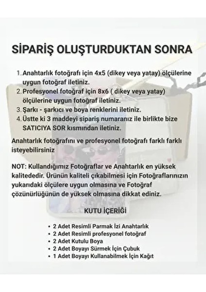 Resimli Sevgili Çift Parmak Izi Anahtarlık - Sevgiliye Hediye - Özel Gün - Fotoğraflı Anahtarlık fiyatları