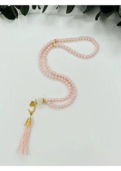 Hediyelik Vavlı 99'lu Namaz Tesbihi Doğal Taş Malzemeden Şık Püsküllü 10 Adet