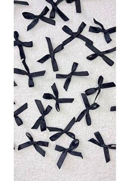 Fiyonk Saten Siyah Küçük 50ADET