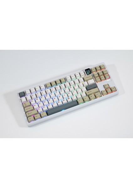 QS87 Max 3 Modlu Bağlantı, Alüminyum Alaşım, 87 Tuş, Tft Ekranlı, 8000 Mah, Custom Mekanik Klavye fiyatları
