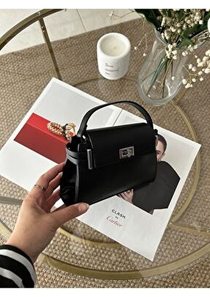 Siyah Kadın Mini Çapraz Askılı Çanta modelleri