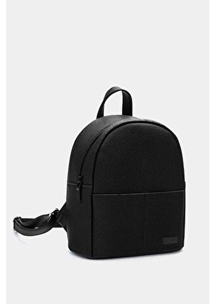 Siyah Mini Kadın Sırt Çantası