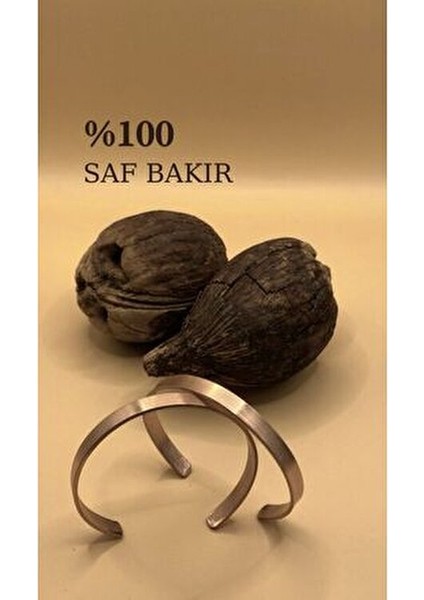 Manyetik Saf Bakır Bileklik -Cilasız Doğal modelleri