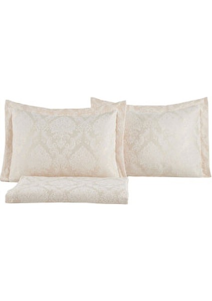 Dora Çift Kişilik Yatak Örtüsü Seti (Krem) fırsatları