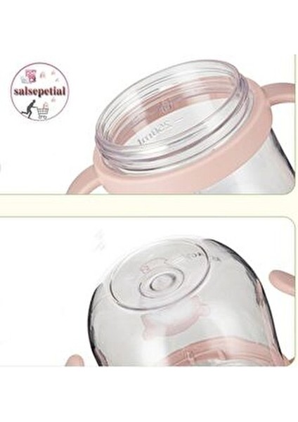 250ML Bebek Matara Figürlü Pipetli Plastik Su Şişesi Renkli ve Eğlenceli fırsatları