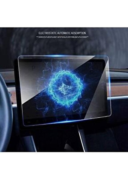 Tesla Model Y Uyumlu 15INÇ Multimedya Auido Ekran Koruyucu Cam Film Çizilmez Araç Screen Protector modelleri