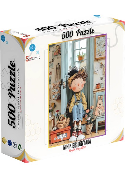 500 Parça Puzzle Minik Bir Dünyada Büyük Hayaller