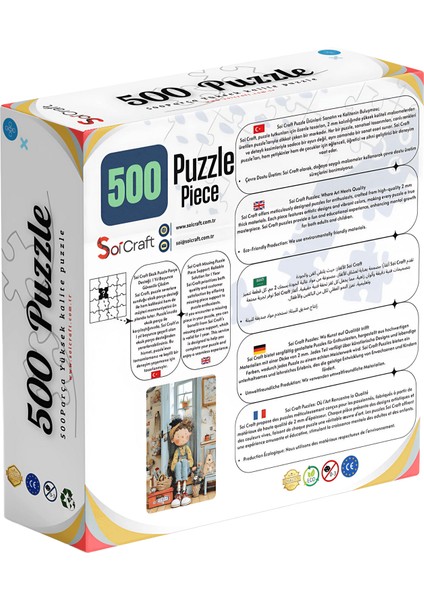 500 Parça Puzzle Minik Bir Dünyada Büyük Hayaller fiyatları