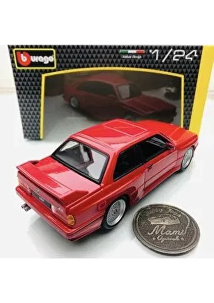 Burago 1988 BMW M3 E30 Kırmızı 1:24 Ölçek Metal Model Gerçekçi Detaylarla fiyatları