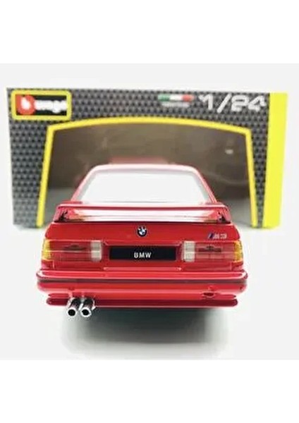 Burago 1988 BMW M3 E30 Kırmızı 1:24 Ölçek Metal Model Gerçekçi Detaylarla fırsatları