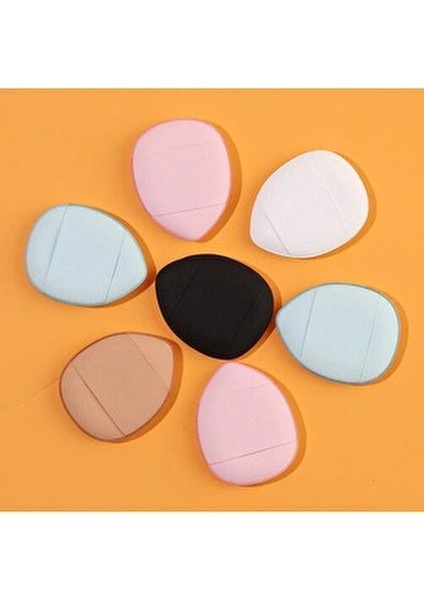 3 Adet Mini Kozmetik Puf Parmak Yüz Makyaj Sünger Göz Altı Kapatıcı Kuru Islak Bez Süngeri indirimleri