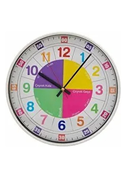 Öğretici Çocuk Odası Saati - 30 cm