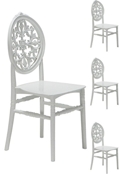 4 Adet Venüs Beyaz Mutfak Yemek Sandalye fiyatları