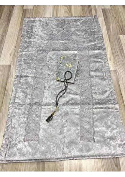 4 Parça Seccade Takımı Çeyizlik Bohça Kutulu Kadife Güpürlü Gelin Damat Seti fırsatları