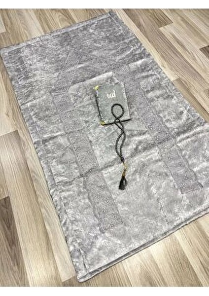 4 Parça Seccade Takımı Çeyizlik Bohça Kutulu Kadife Güpürlü Gelin Damat Seti indirimleri