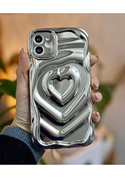 Apple Iphone 11 Uyumlu 3D Platin Kabartma Desenli Darbe Önleyici Kamera Korumalı Silikon Kılıf modelleri
