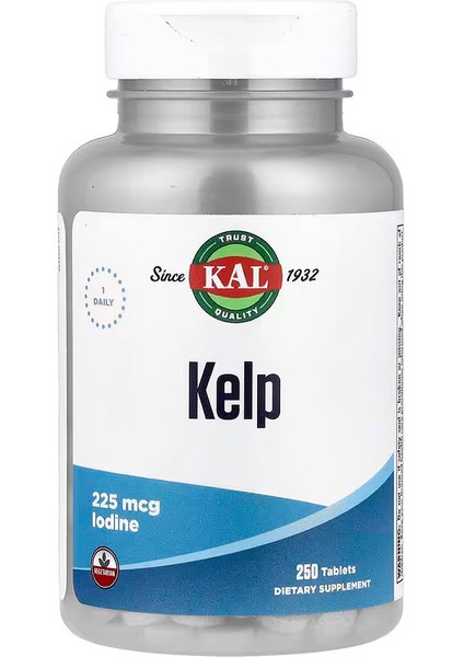 Kelp Yosun Iyot Iodine 250 Tablet