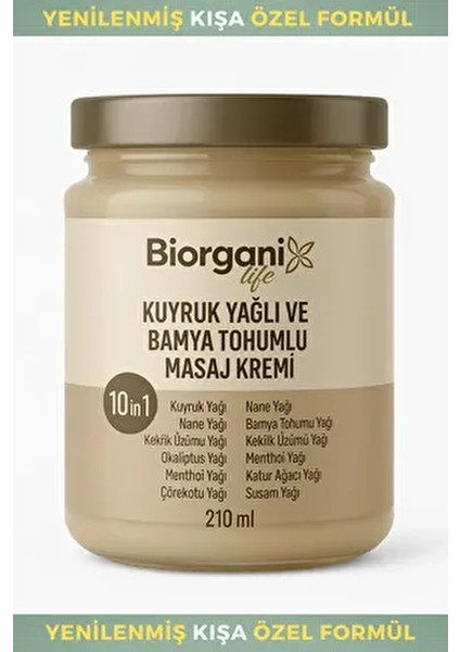 Kuyruk Yağlı ve Bamya Tohumu Yağlı Krem 210 ml