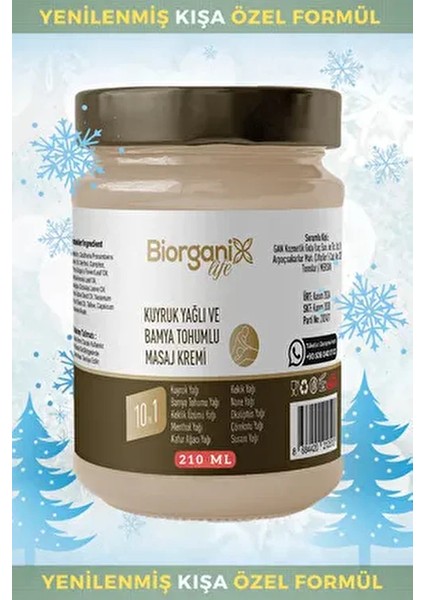 Kuyruk Yağlı ve Bamya Tohumu Yağlı Krem 210 ml fiyatları