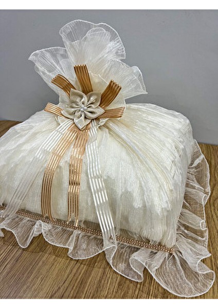 Saten Bohça Işleme Güllü Bohça Süslü Söz Nişan Hurcu Çeyizlik 50X40 fiyatları