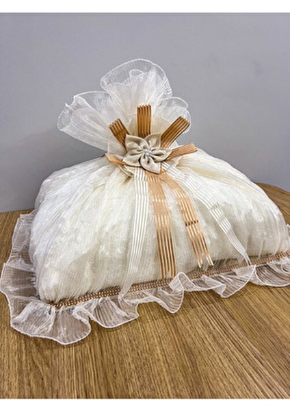 Saten Bohça Işleme Güllü Bohça Süslü Söz Nişan Hurcu Çeyizlik 50X40 modelleri