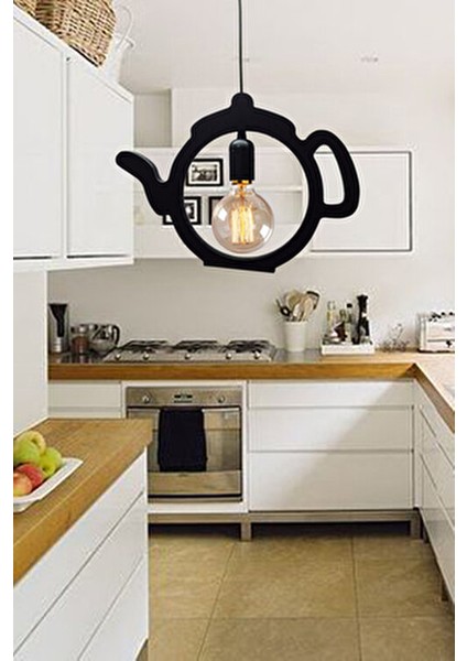 Çaydanlık Sarkıt Avize Modern Retro Ofis Cafe Bar Otel Restaurant Tavan Lamba Çaycı modelleri