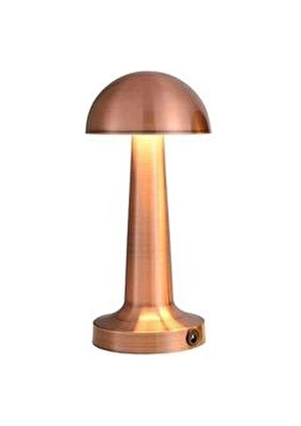 Bronz Renk Masa Lambası Tek Anahtarla 3 Renk CT-8430