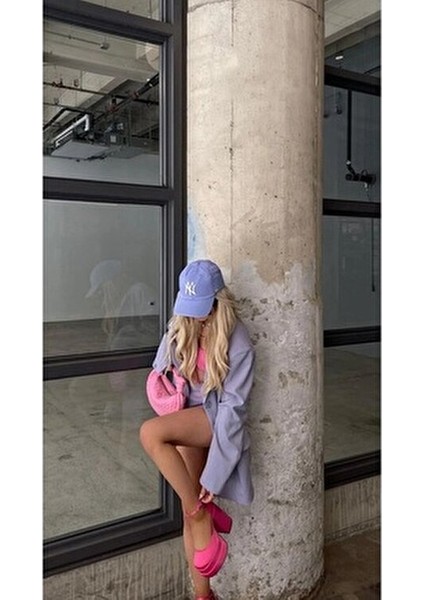 Unisex Spor Ny Şapka Mavi Renkli Günlük fiyatları