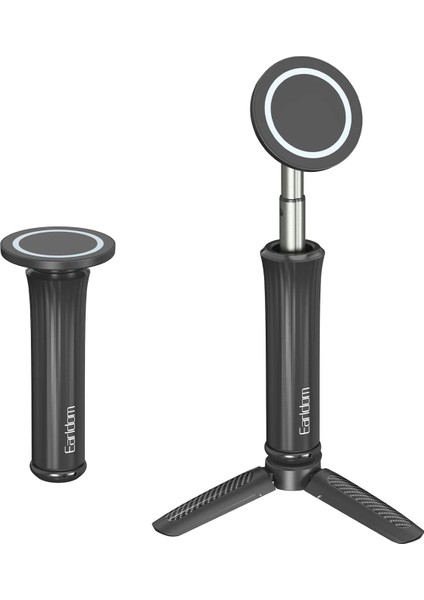 EH330 Ayarlanabilir Tripod Özellikli Manyetik Telefon Tutucu - Siyah