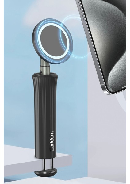 EH330 Ayarlanabilir Tripod Özellikli Manyetik Telefon Tutucu - Siyah fiyatları