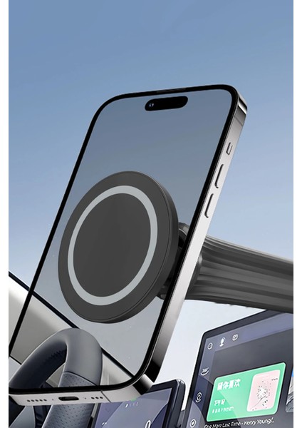 EH330 Ayarlanabilir Tripod Özellikli Manyetik Telefon Tutucu - Siyah indirimleri