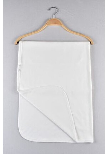 Ekru Unisex Bebek Battaniyesi – Babush, Çift Katlı %100 Pamuk, 86×86 cm fırsatları
