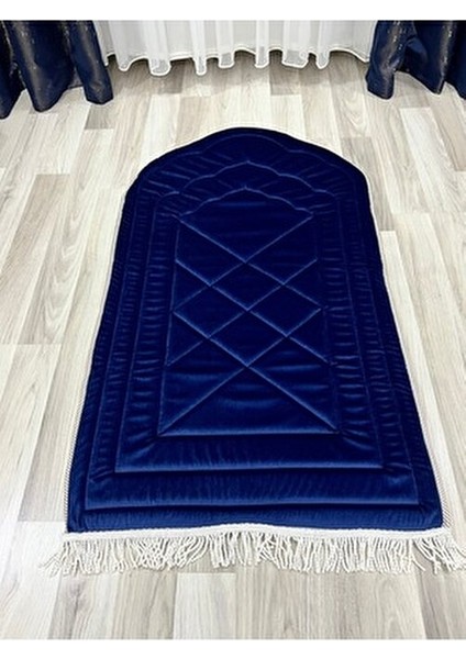 Lüks Ortopedik Diz Ağrıtmayan Süngerli Hediyelik Çeyizlik Burgu Saçaklı Çantalı Seccade