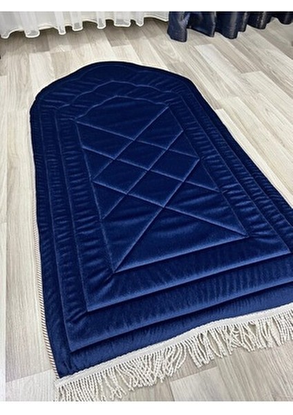 Lüks Ortopedik Diz Ağrıtmayan Süngerli Hediyelik Çeyizlik Burgu Saçaklı Çantalı Seccade