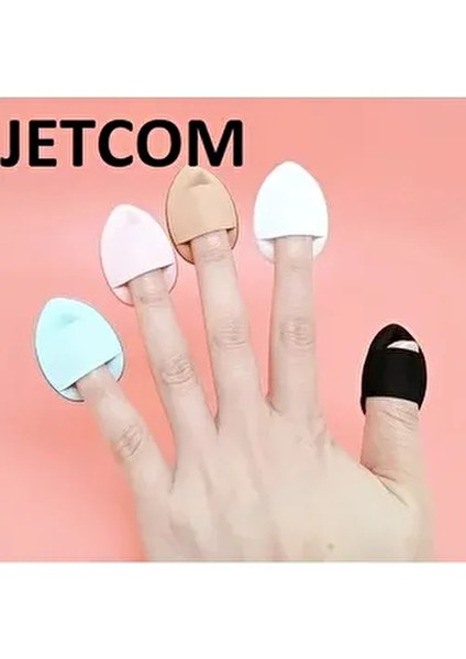 3 Adet Mini Puf Parmak Yüz Makyaj Sünger Göz Altı Kapatıcı Kuru Islak Bez Süngeri Concealer fiyatları
