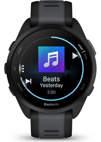 Forerunner Music 165 Siyah Slate Gri fırsatları