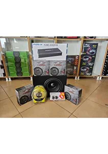 Paket Ses Sistemi Cadence 20 cm Seti Akgöz Sound