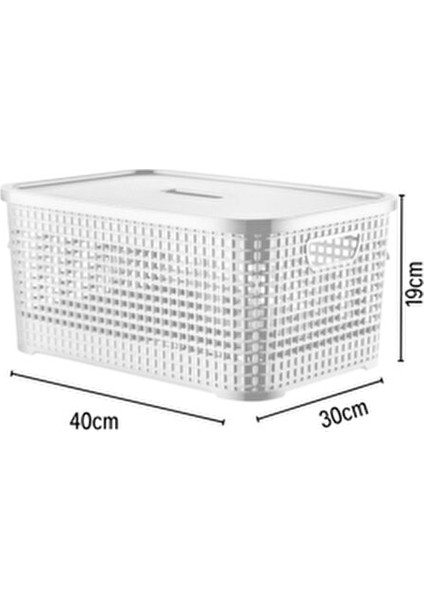 18 Lt. Çok Amaçlı, Kapaklı Saklama Kutusu 3 Adet modelleri