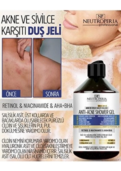 Anti-Acne Shower Gel 500 ml | For Oily & Problem Skin fırsatları