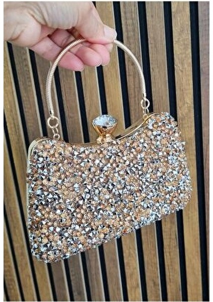 Kadın Taşlı Abiye Çantası fiyatları