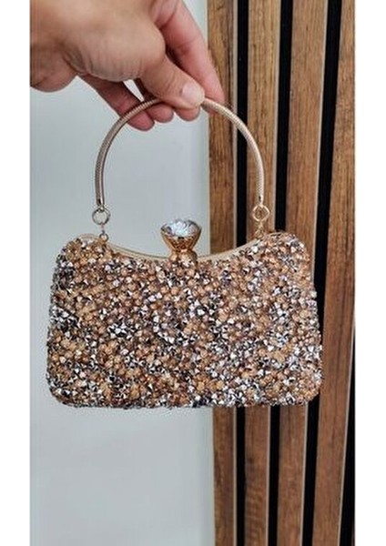 Kadın Taşlı Abiye Çantası indirimleri