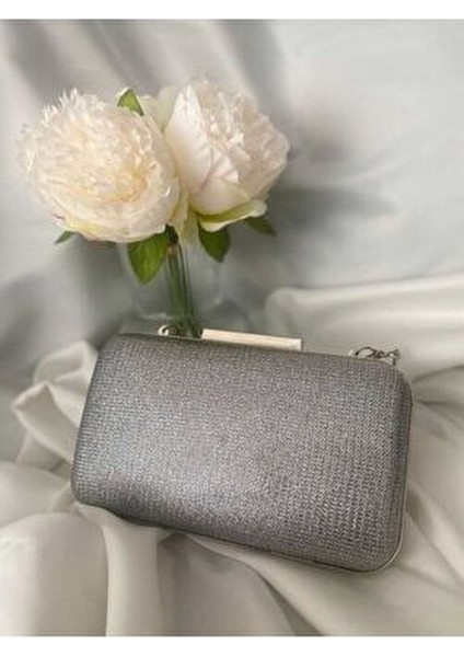 Kumaş Çanta Gümüş Abiye Çanta Taşlı Gece Çantası fiyatları