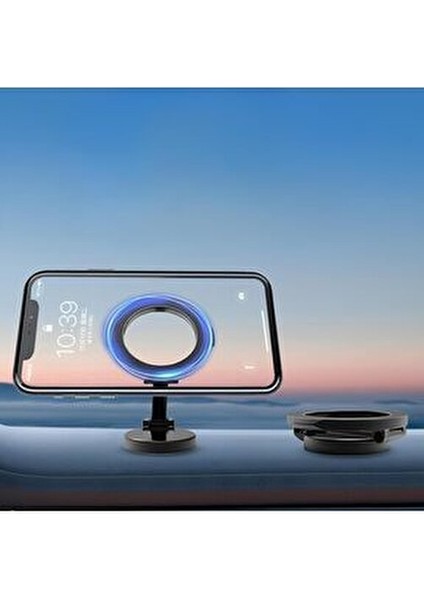 Çinko Alaşım Katlanır Manyetik Araba Içi Magsafe Için Kompakt Cep Telefonu Tutucu 360 ° Dönebilen modelleri
