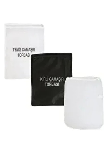Kirli ve Temiz Çamaşır Torbası & Çamaşır Filesi Seti