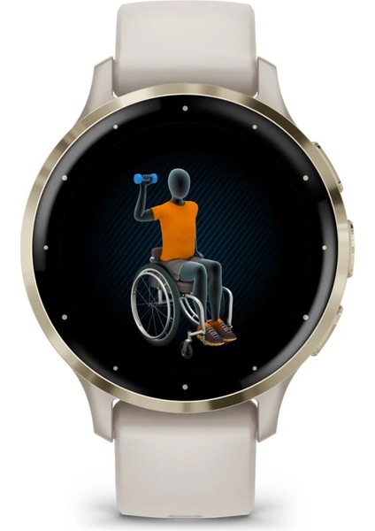 Venu 3S - Soft Gold | Fil Dişi Kayışlı