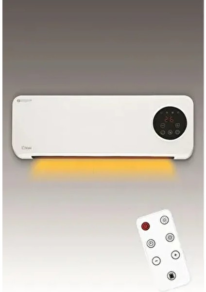 KTH-8490 Duvar Tipi Isıtıcı ve Vantilatör Beyaz